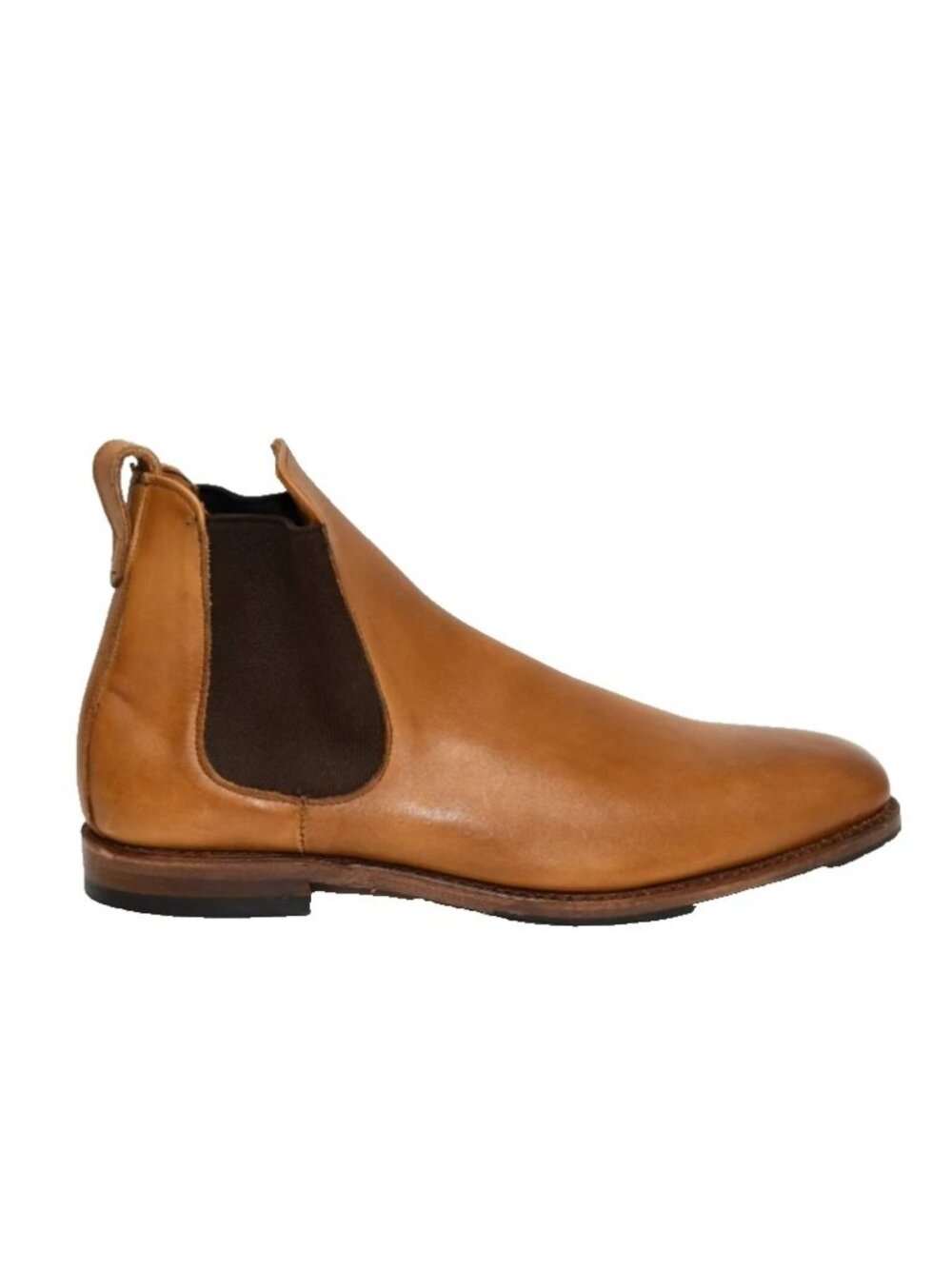 New! Allen Edmonds Liverpool Chelsea Dress Boot Walnut Size 11.5 D DD464A 7523